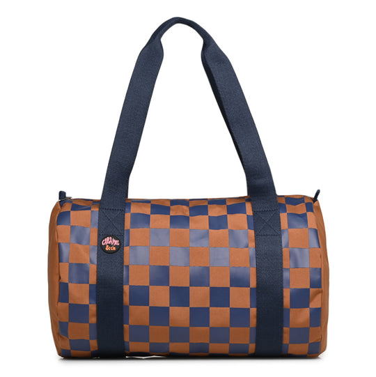 CARAMEL & CIE. Duffel Bag - Ochre and Navy