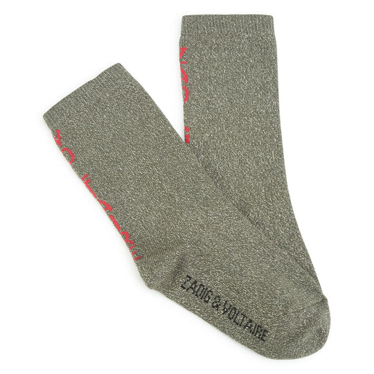 ZADIG & VOLTAIRE Club Voltaire Glitter Socks