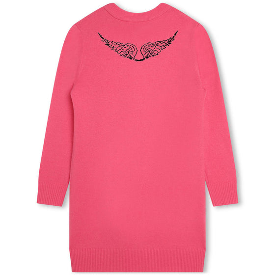 Neon Wings Sweater Dress
