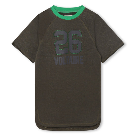 ZADIG & VOLTAIRE Club Voltaire Embellished T-shirt Dress