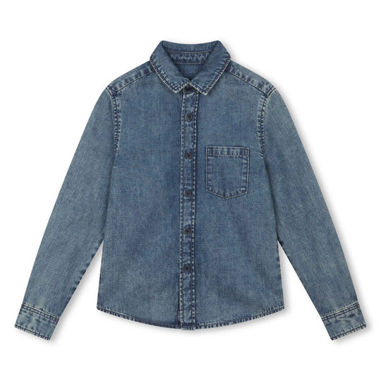 ZADIG & VOLTAIRE Vintage Festival Cotton Denim Shirt