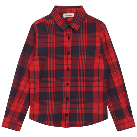 ZADIG & VOLTAIRE Dreamer Fall Plaid Button-Down