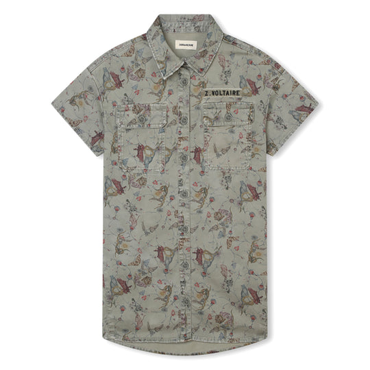 ZADIG & VOLTAIRE Printed Shirt Dress
