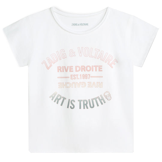 ZADIG & VOLTAIRE Ombre Logo Organic Cotton T-shirt