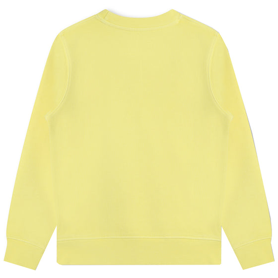 Straw Yellow Logo Sweatshirt