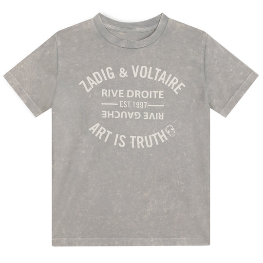 ZADIG & VOLTAIRE Art is Truth Burnout T-shirt