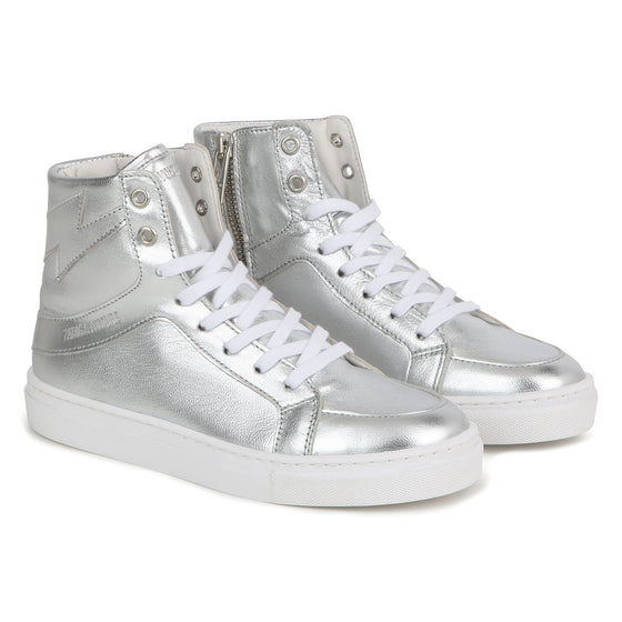 Iconic Platine High-Top Sneakers