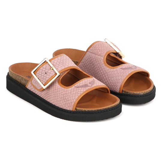 ZADIG & VOLTAIRE Slip-On Suede Sandals - Rose