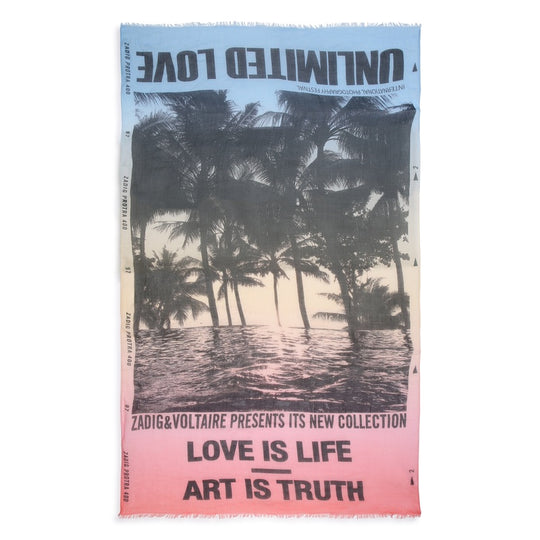 ZADIG & VOLTAIRE Love is Life Scarf