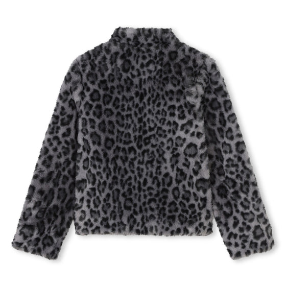 Leopard Faux Fur Jacket