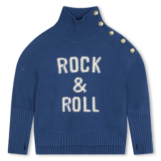 Rock & Roll Polo Neck Sweater