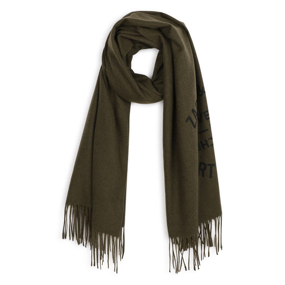 Art Is Truth Scarf - Olive