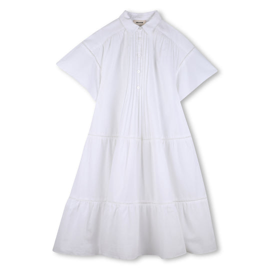 ZADIG & VOLTAIRE Poplin Pleat Dress - White