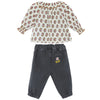 BONTON Solane Biscotte Baby Outfit - Retro Fleur