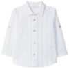 LARANJINHA Beach Vibes Dress Shirt - White