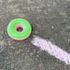 Donut Handmade Sidewalk Chalk - Frosted Pink / Green