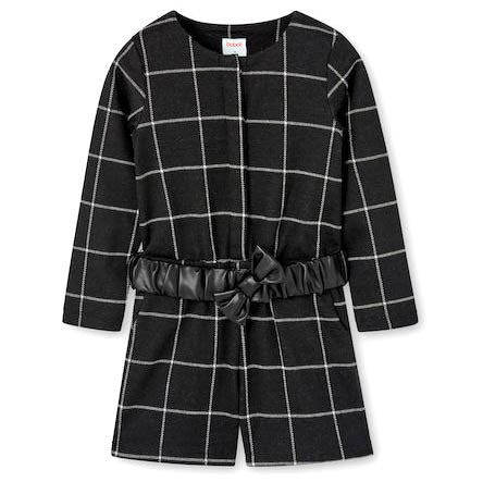 BOBOLI Check Belted Romper