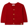 LARANJINHA V-Neck Cardigan - Red