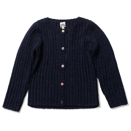 Merle Knit Cardigan, Navy