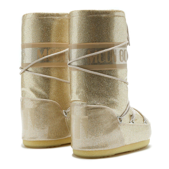 Icon Glitter Gold Boots
