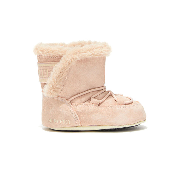 Crib Pink Suede Boots