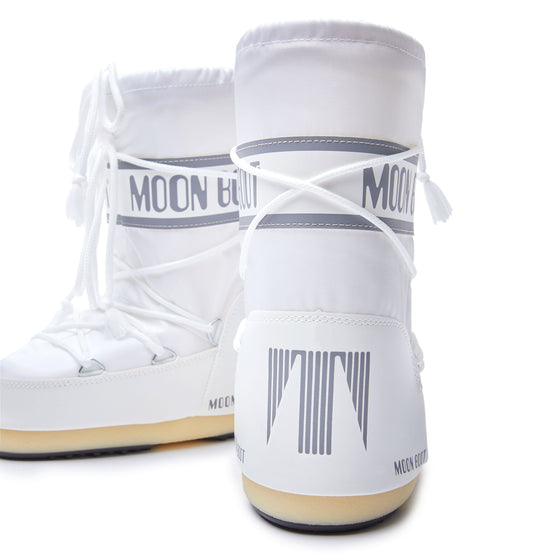 Icon White Nylon Boots