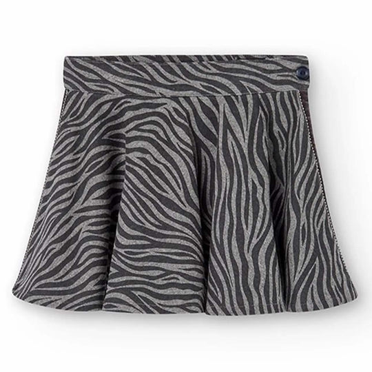 BOBOLI Zebra Pleated Skirt