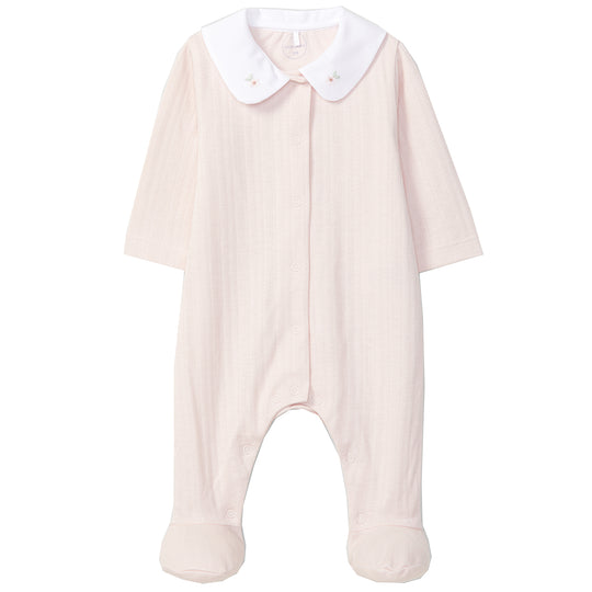 LARANJINHA Peachy Footed Pajamas - Pink