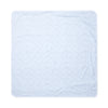 LARANJINHA Windowpane Swaddle Blanket - Blue