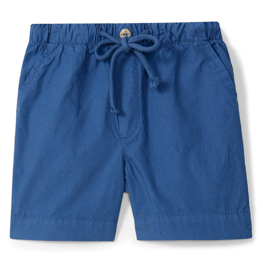 LARANJINHA Nice Day Cotton Shorts - Medium Blue