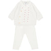LES LUTINS Victoire Cashmere Baby Set - Off-White