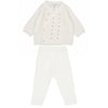 LES LUTINS Victoire Cashmere Baby Set - Off-White