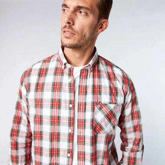 Plaid Button-Down Shirt  - FINAL SALE
