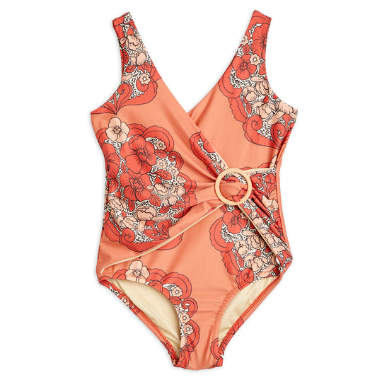 MINI RODINI Flower UV Wrap Swimsuit
