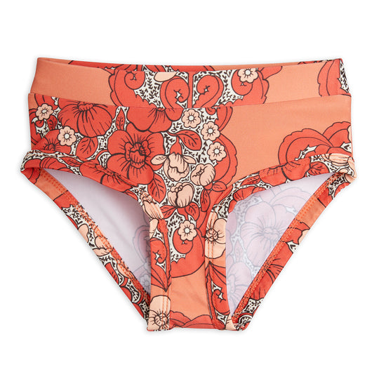MINI RODINI Flower UV High-Waisted Bikini Bottoms