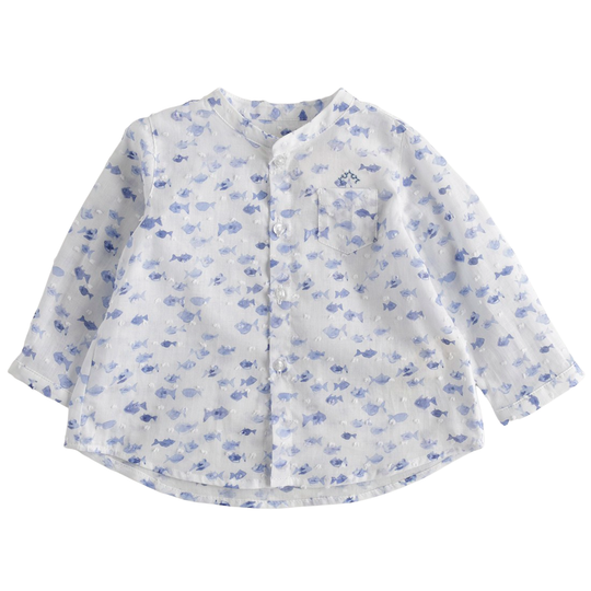 NANOS School of Fish Button Shirt