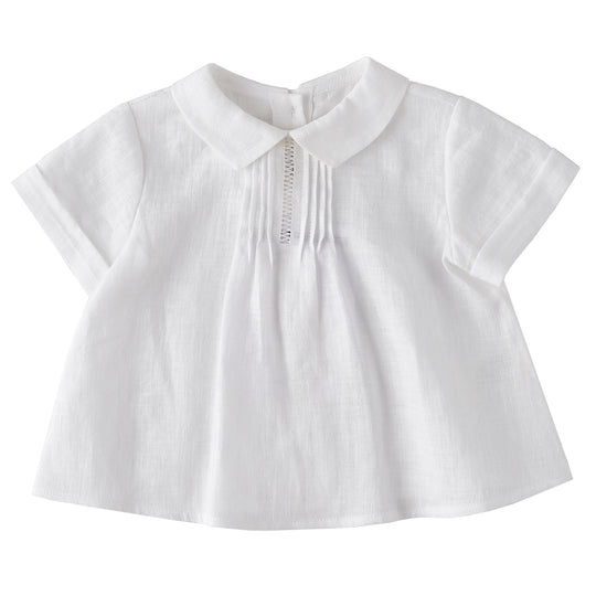 NANOS Delicate Pleats Baby Shirt