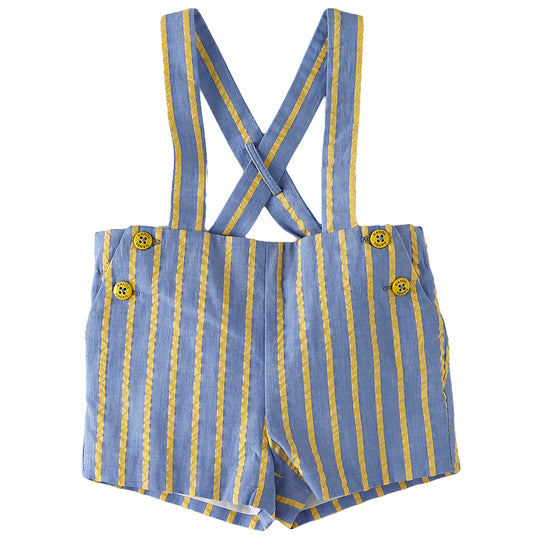 NANOS Blue Skies and Lemonade Baby Shorts