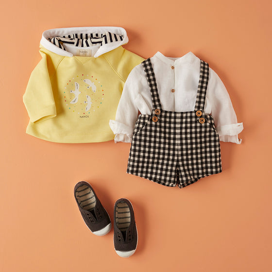 Picnic Checks Baby Shorts  - FINAL SALE