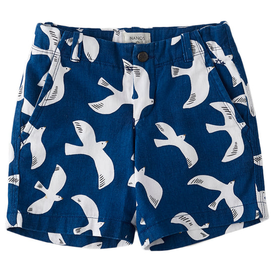 NANOS Birds of a Feather Cotton Shorts