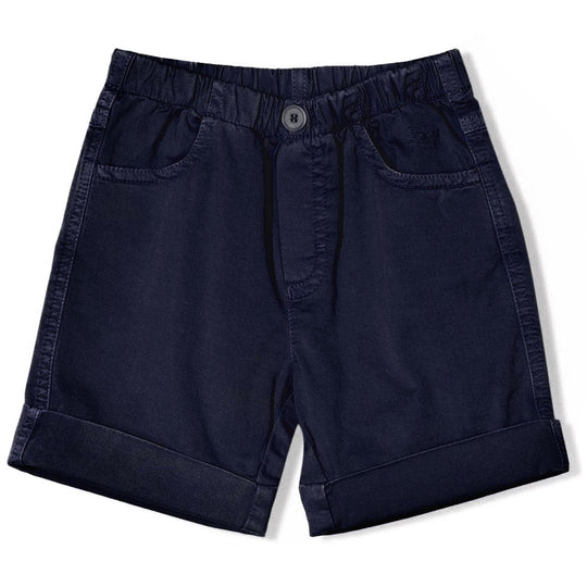 IL GUFO Navy cotton bermuda shorts
