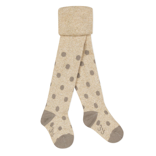 3 POMMES Lurex Polka Dot Tights