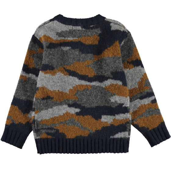 Bello Camo Knit Sweater