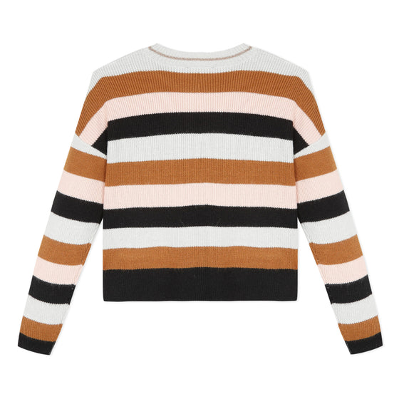 Toffee Striped Sweater  - FINAL SALE
