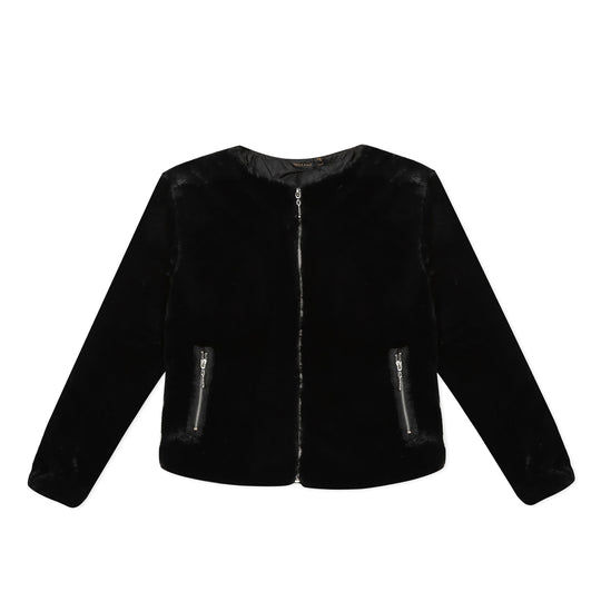 BECKARO Faux Fur Dressy Jacket