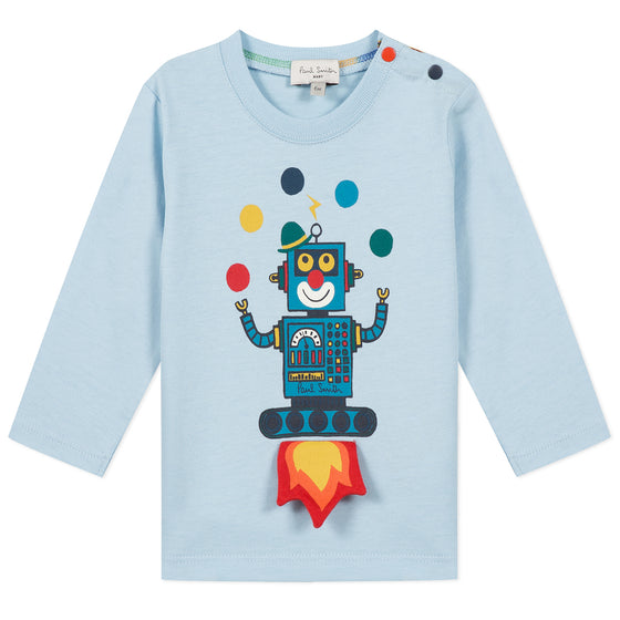Juggling Robot Baby T-shirt  - FINAL SALE