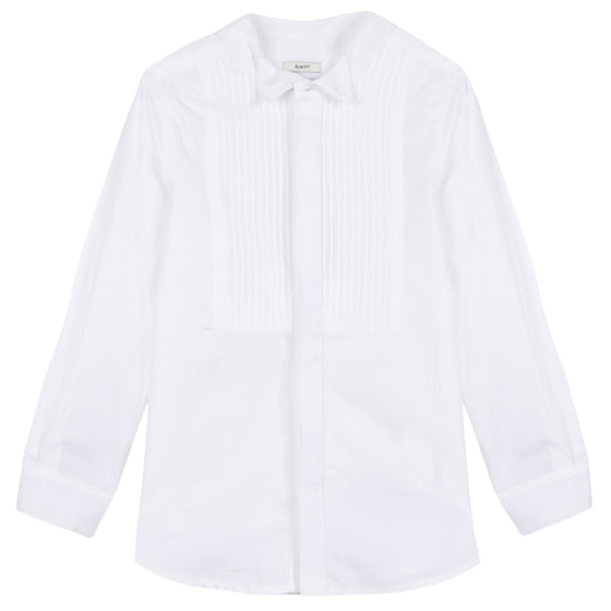 White Cotton Poplin Shirt  - FINAL SALE