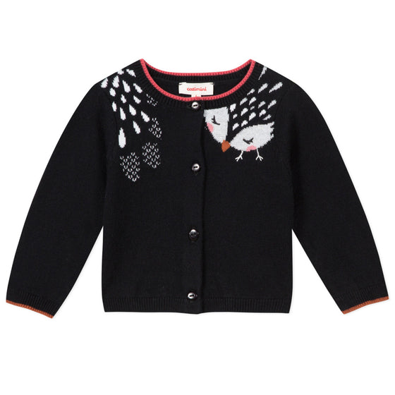 Sweety Birds Embroidered Cardigan  - FINAL SALE