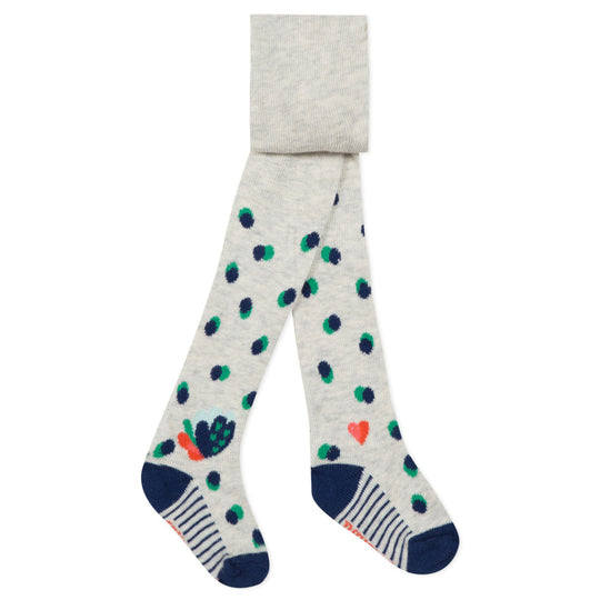 CATIMINI Polka Dots And Butterflies Baby Tights