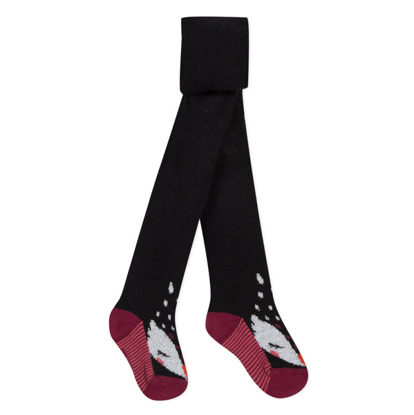 CATIMINI Funky Fox Knit Tights